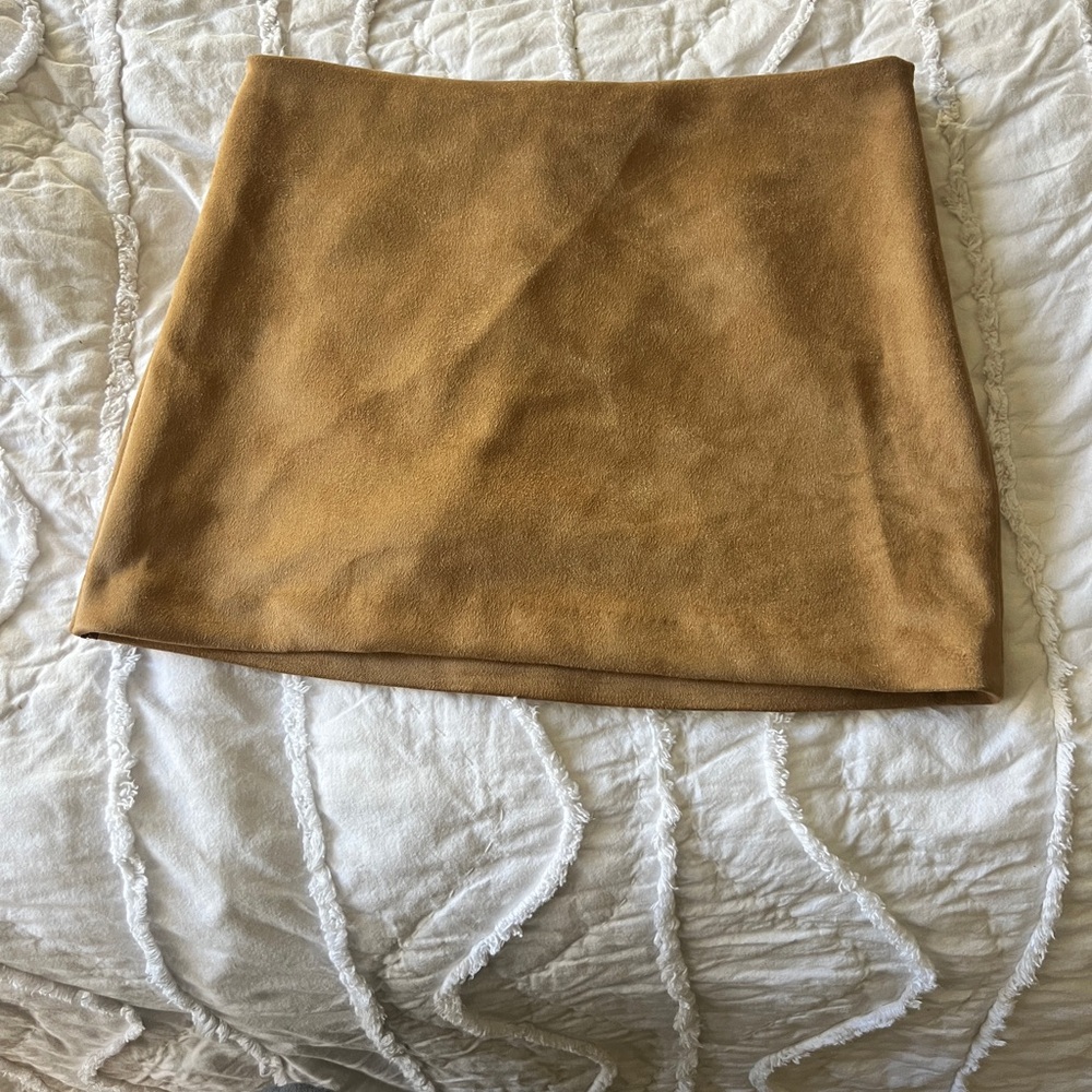 Abercrombie suede mini skirt